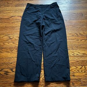 Piazza Sempione Italian Virgin Wool Blend Blue Dress Slacks Pants Women's 42